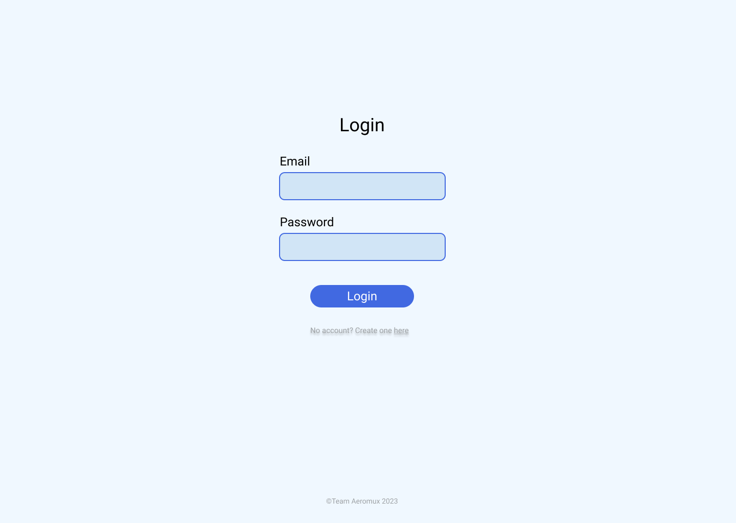 desktop login page